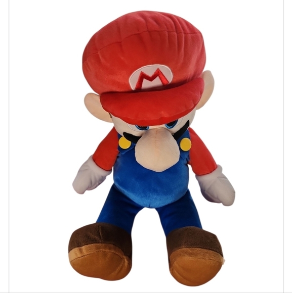 Super Mario Jumbo 24" Plush Figure w/Secret Compartment Nintendo Licensed Pillow - Picture 3 of 7
